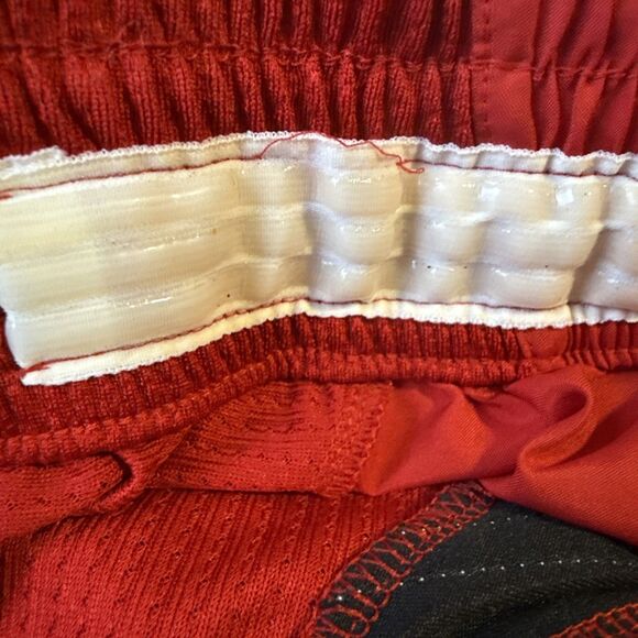 Adidas Shorts Mens Large Red Team Performance Sample Athleisure - Picture 12 of 13